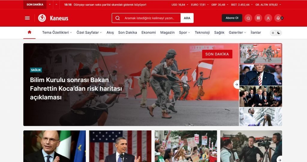 Kanews WordPress haber teması